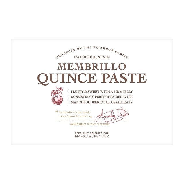M&S Membrillo Quince Paste 120g, imported from the UK