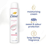 Dove powder anti-perspirant deodorant spray 200ml - British product