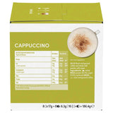 Dolce Gusto cappuccino coffee pods 8 pack, imported from the UK