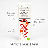 Clearspring Organic Brown Rice Udon Noodles 200g - British product
