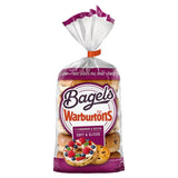 Warburtons cinnamon raisin sliced bagels 5 pack, UK version