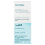 Ovum early detection pregnancy tests 2 pack, imported from the UK