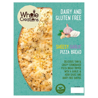 M&S Wholecreations Melke- og Glutenfri Ostete Hvitløk Pizzabrød 235g- Kjøp online på McGrocer