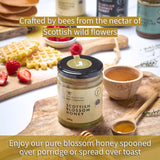 Scottish Bee Company blossom honey 227g (British brand)