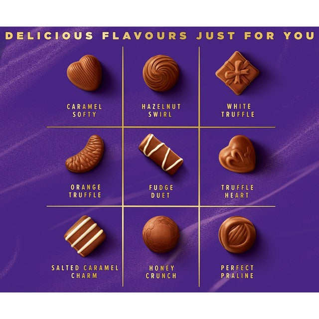 Cadbury Milk Tray assorted chocolate box 445g - British product
