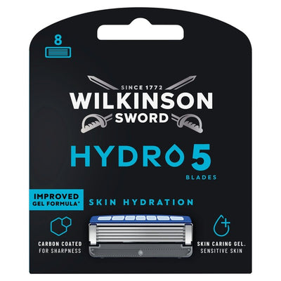 M&S Wilkinson Sword Hydro 5 Men's Razor Blades 8 Pack- Buy online at McGrocer