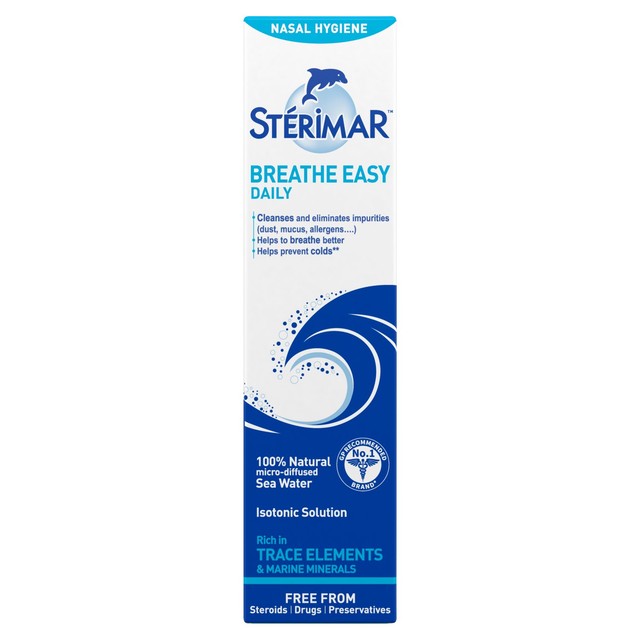 Sterimar Breathe Easy Daily Nasal Hygiene Spray 50ml (British brand)
