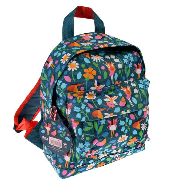 Rex International Fairies in the Garden children's backpack 21x10x25cm, imported from the UK