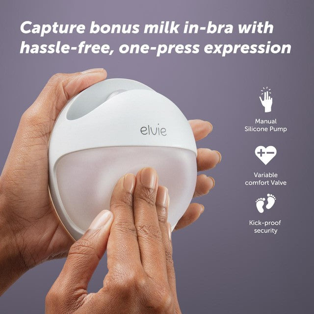 Elvie Curve manual breast pump - British product