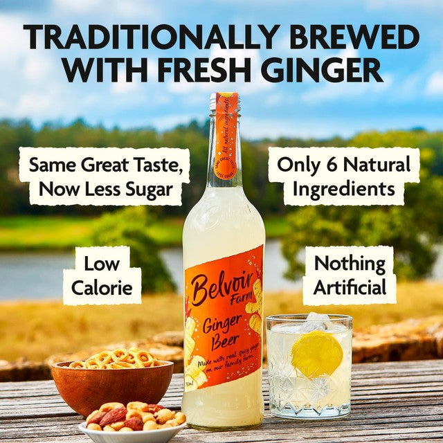 Belvoir Sparkling Ginger Beer 750ml - British product