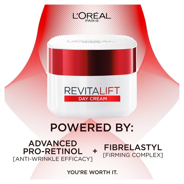 L'Oreal Paris Revitalift Anti-Ageing & Firming Day Cream 50ml, UK version