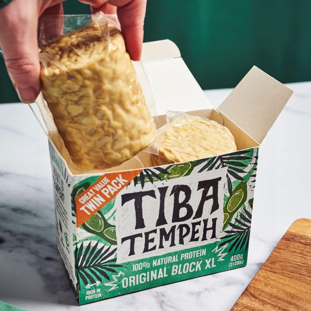 Tiba Tempeh organic original tempeh block 400g (British brand)