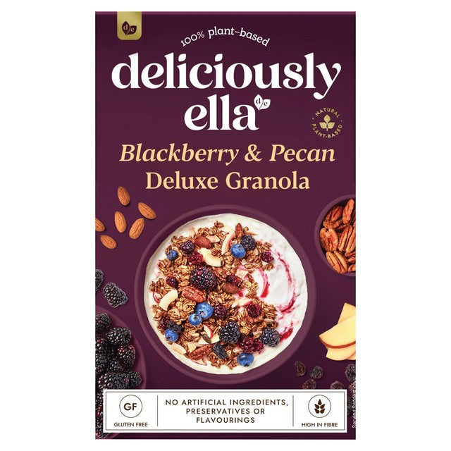 Deliciously Ella blackberry & pecan granola 350g - British product