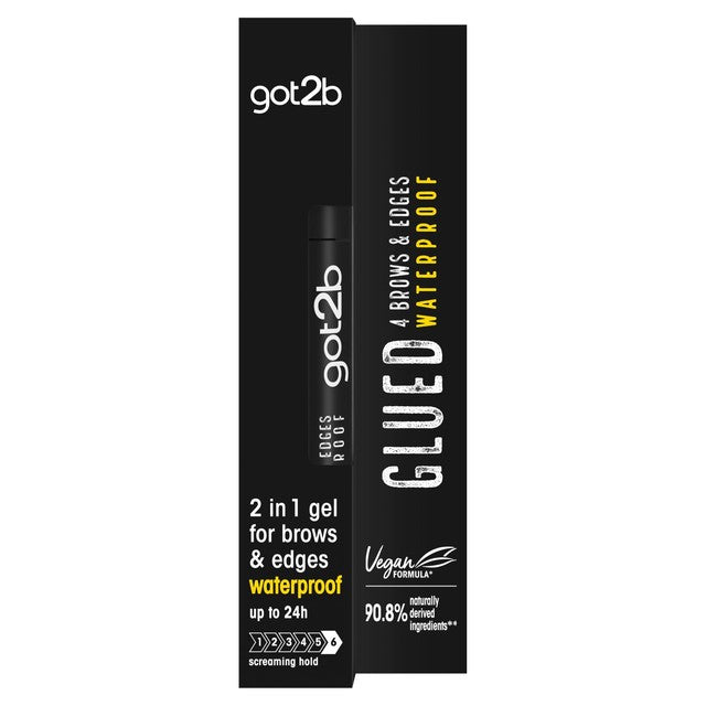 Got2b Glued for Brows & Edges waterproof hair gel 16ml, UK version
