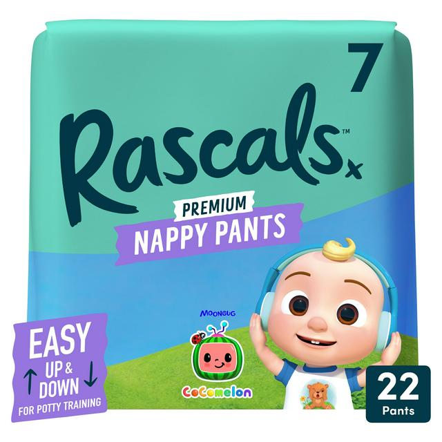 Rascals Cocomelon Nappy Pants Size 7 x22