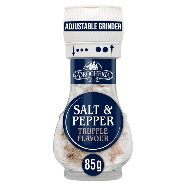 Drogheria truffle salt and pepper grinder (British brand)