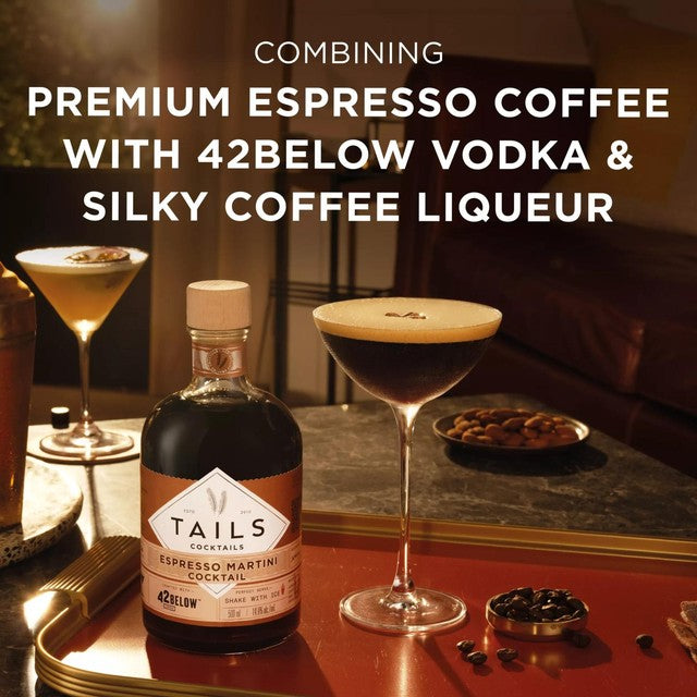 Tails Espresso Martini premixed cocktail 500ml (British brand)