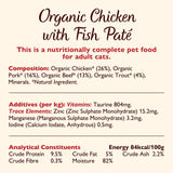 Lily's Kitchen organic chicken with fish cat food tray, UK version