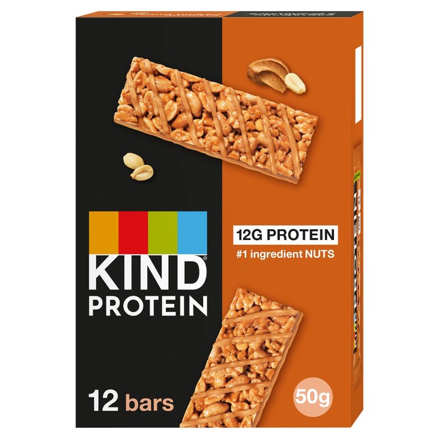 KIND Crunchy Peanut Butter protein bar 12-pack (British brand)