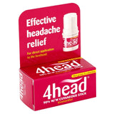 4head headache relief stick 3.6g, UK version