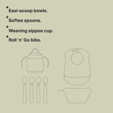 Tommee Tippee baby weaning starter kit (British brand)