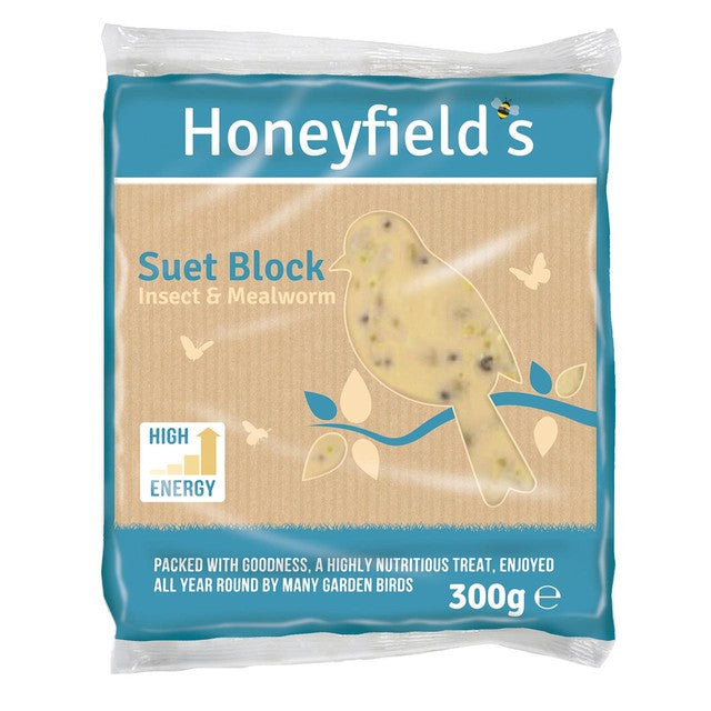 Honeyfield's mealworm and insect suet treat for wild birds 300g, UK version