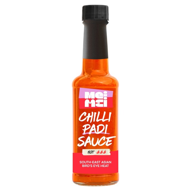 Mei Mei Birds Eye hot Sriracha chilli sauce, UK version