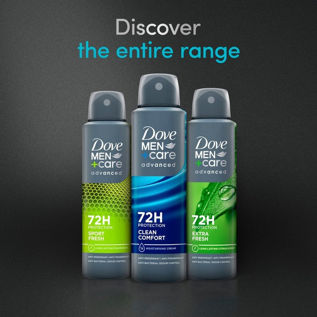 Dove Men+Care antiperspirant deodorant spray Clean Comfort 150ml - British product