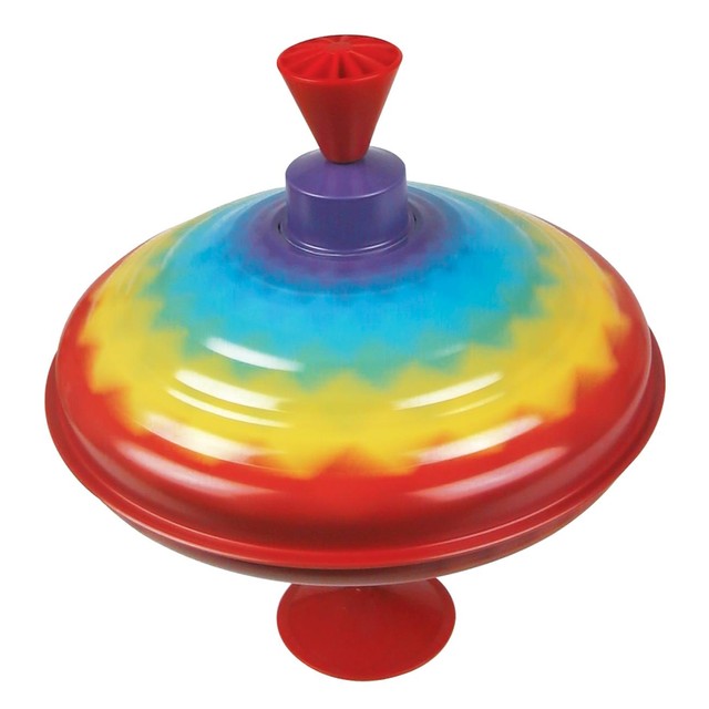 Tobar rainbow humming top spinning toy, imported from the UK