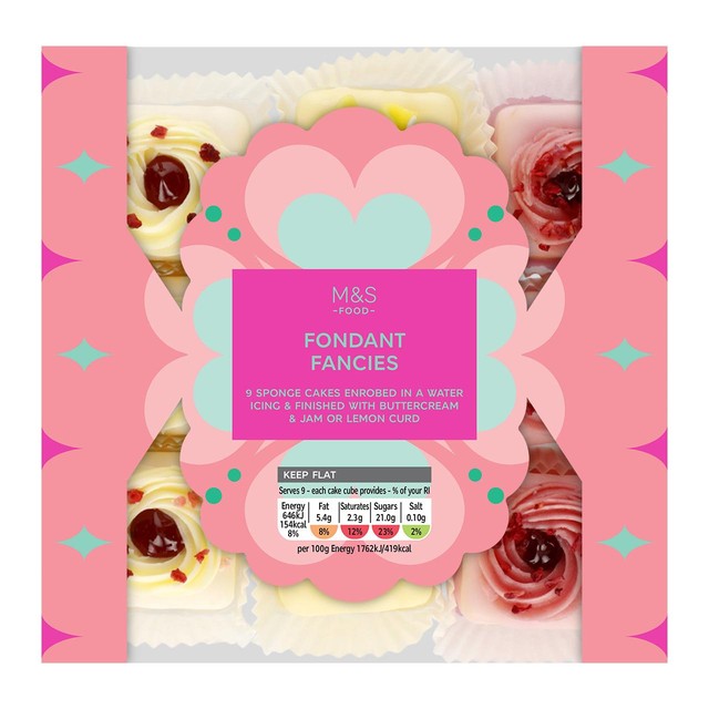 M&S Fondant Fancies 9 pack (British brand)