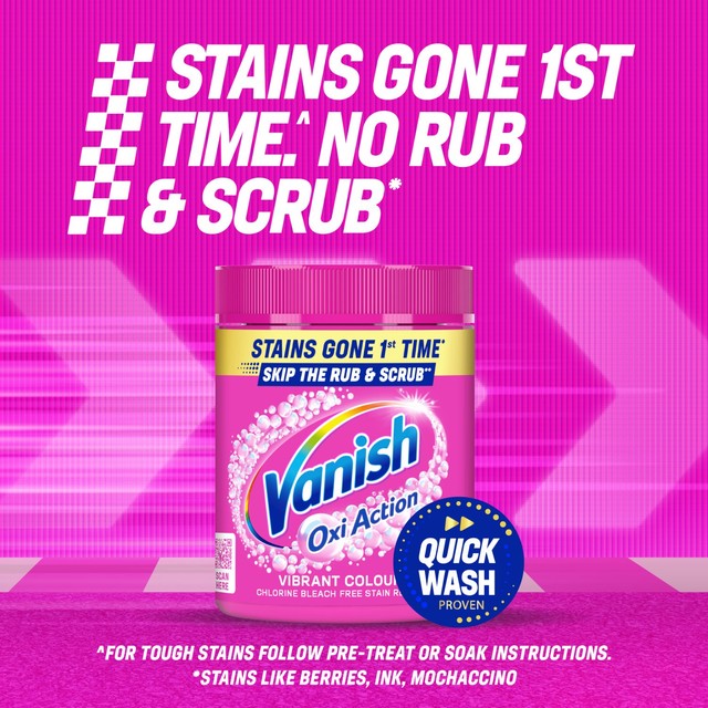Vanish stain remover powder for colours 1.4kg (British brand)