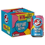 Brooklyn Pulp Art Hazy IPA beer 4 x 330ml cans - British product