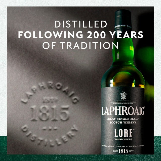 Laphroaig Lore Islay single malt Scotch whisky 70cl, UK version