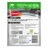 Schwartz ground black pepper 27g (British brand)