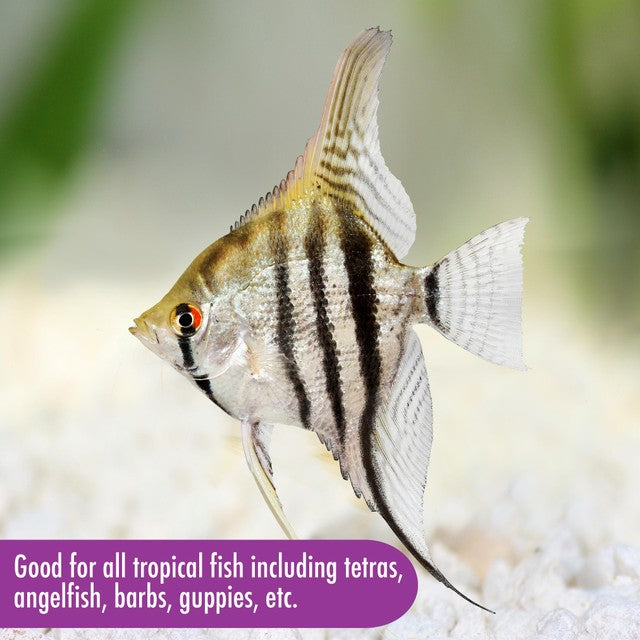 Aquarian tropical fish food flakes 25g - British product