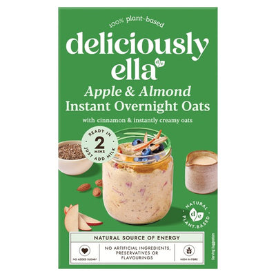 Deliciously Ella Apple Almond Instant Overnight Oats Breakfast 360g