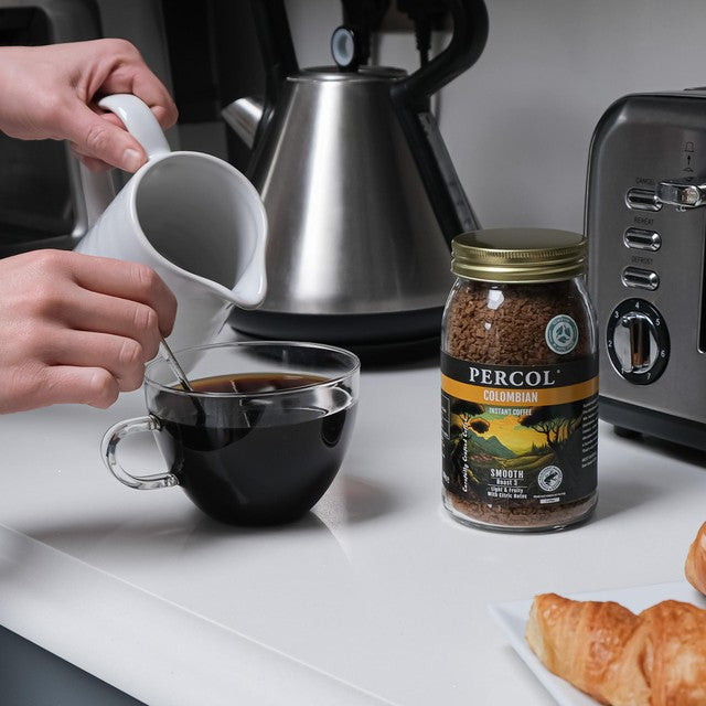 Percol Colombian Instant Coffee 100g, imported from the UK