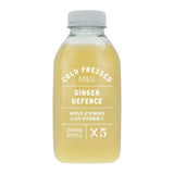 M&S Ginger Defence Apple & Ginger Health Shot 500ml, imported from the UK