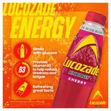 Lucozade Energy Cherry drink 900ml, imported from the UK