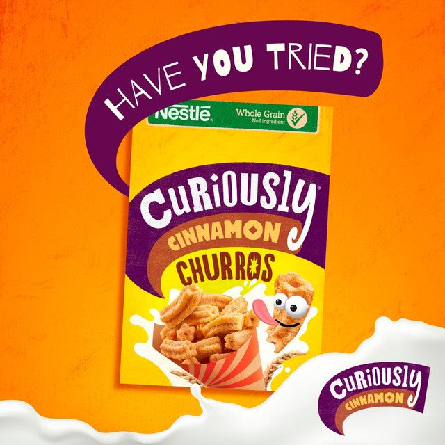 Nestle Curiously Cinnamon cereal 375g - British product