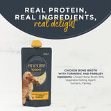 Encore chicken bone broth with turmeric and parsley dog supplement 200ml - British product