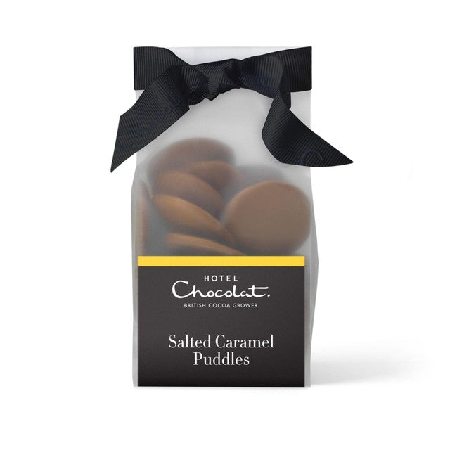 Hotel Chocolat salted caramel chocolate puddles 115g, UK version
