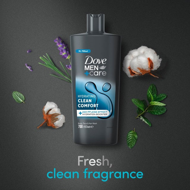 Dove Men+Care Clean Comfort shower gel 700ml - British product
