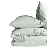 M&S floral bedding set king green - British product