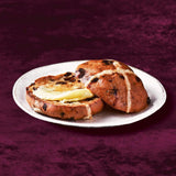 M&S gluten-free hot cross buns 4 per pack, imported from the UK
