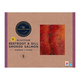 M&S Beetroot & Dill Smoked Salmon Slices 100g, imported from the UK