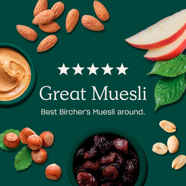 Deliciously Ella Fruity Bircher Muesli 380g - British product