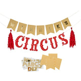 Hootyballoo circus customisable card banners - British product