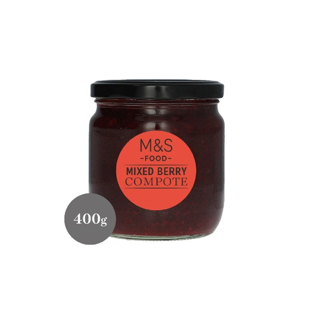 Marks & Spencer Mixed Berry Compote 400g, imported from the UK