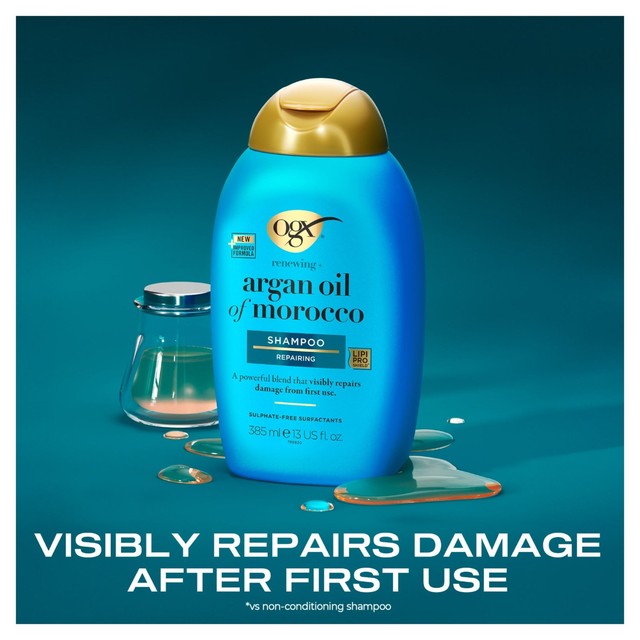 OGX Argan Oil of Morocco Shampoo 385ml, imported from the UK